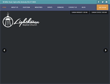 Tablet Screenshot of lighthousetaylorsville.com